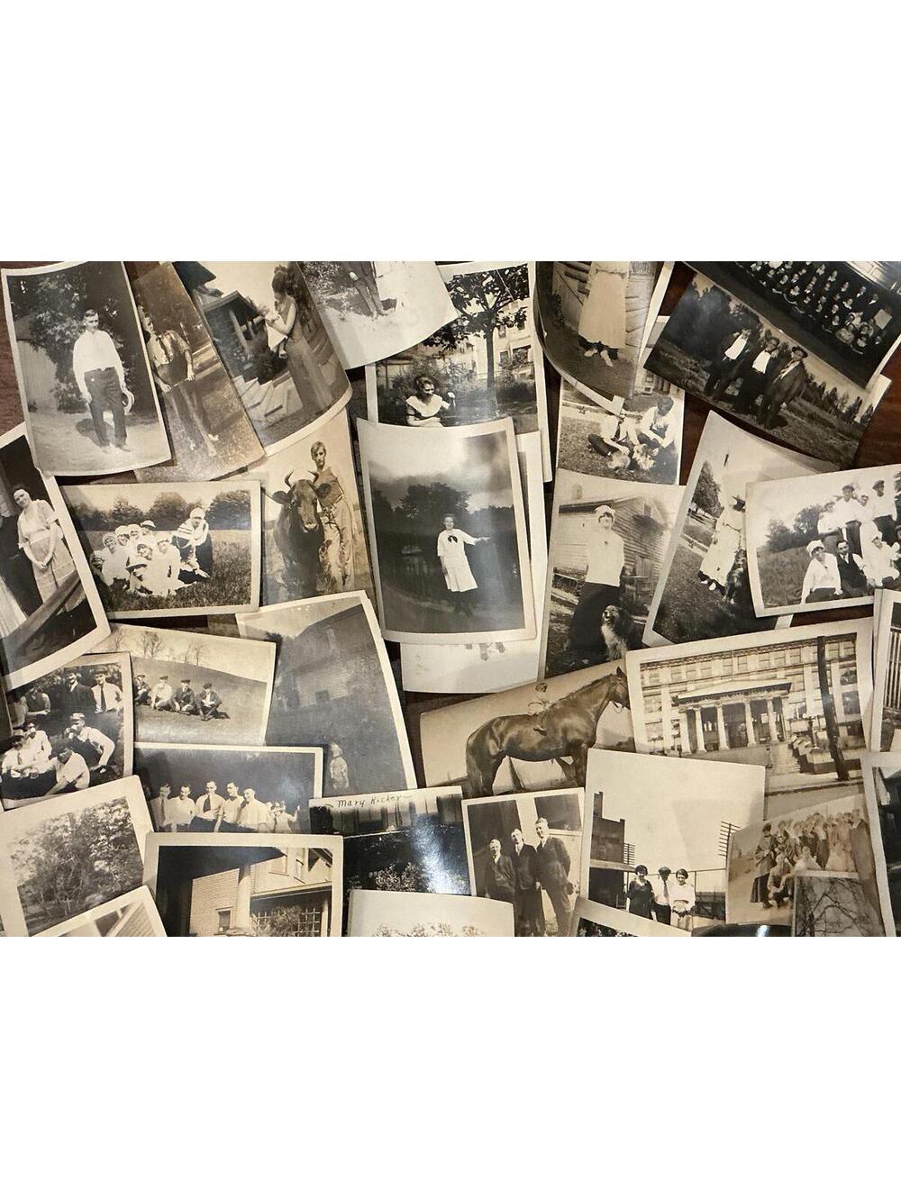 Vintage Lot of Black and White Photographs Junk Journal - Picture 2 of 3